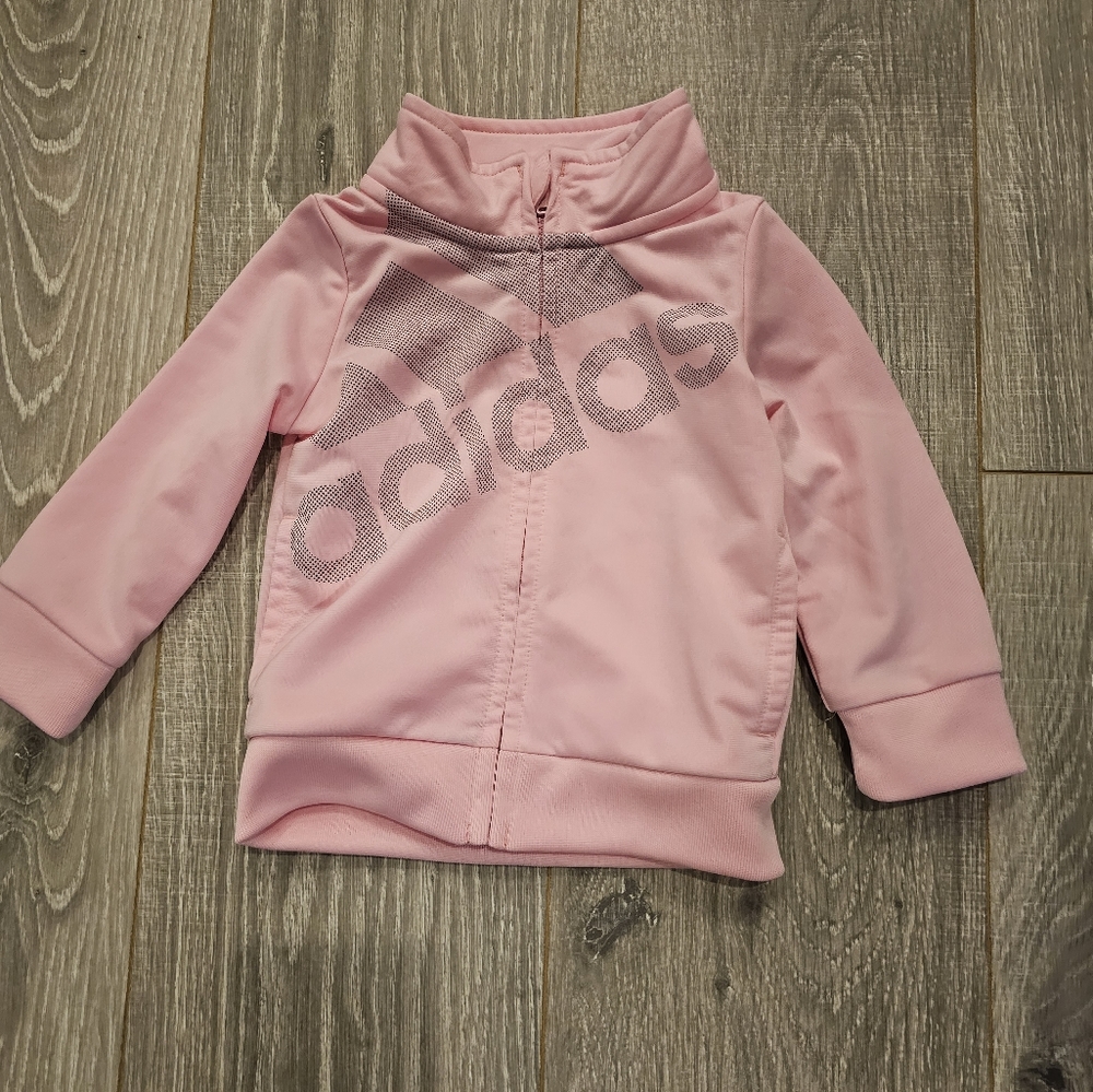 Adidas pink girls jacket
